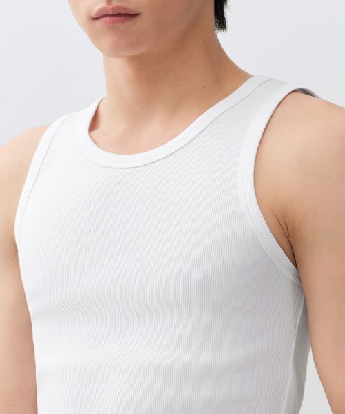 Cheap MUSINSA STANDARD [Cool Standard] Essential Tank Top [White] MMFTE6A32-WH