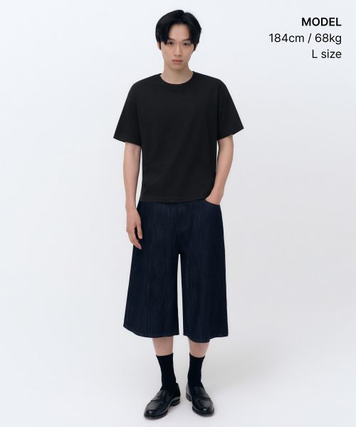 Order 무신사 스탠다드 쿨 스탠다드 레귤러 크롭 티셔츠 블랙 MMFTS4A24-BK
