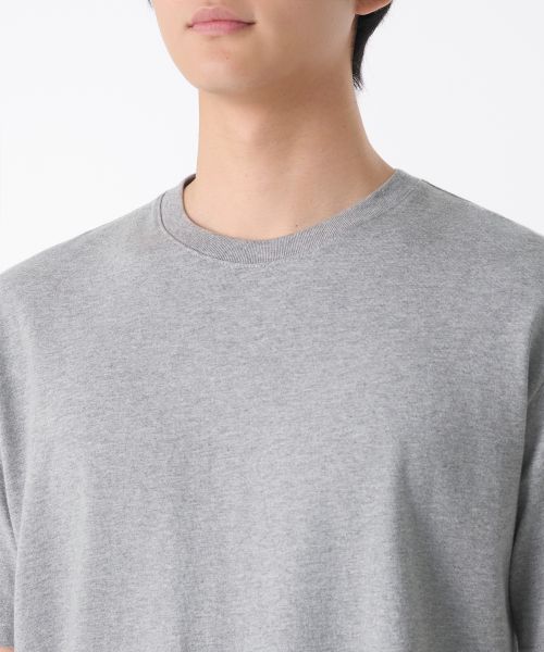 Purchase MUSINSA STANDARD [Cool Standard] Regular Crop T-Shirt [Medium Gray] MMFTS4A24-MR