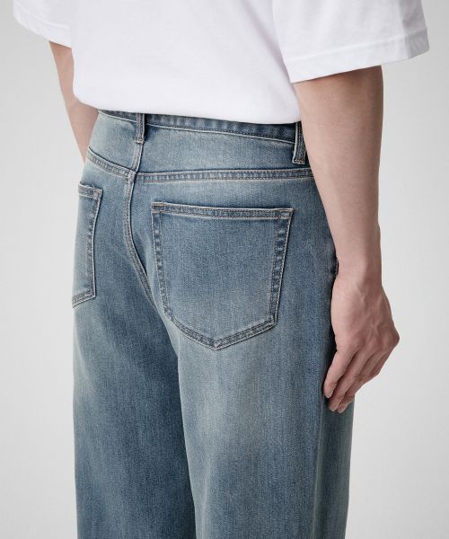 Sizing MUSINSA STANDARD [清凉标准] 常规版型牛仔裤 [浅靛蓝] MMCNP5Z10-LI