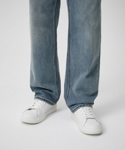 Cheap MUSINSA STANDARD [清凉标准] 常规版型牛仔裤 [浅靛蓝] MMCNP5Z10-LI