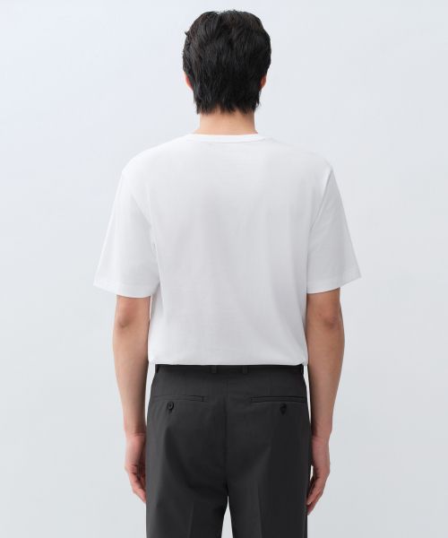 Shop MUSINSA STANDARD [CoolStandard] Regular Crew Neck T-Shirt [White] MMFTS4A23-WH