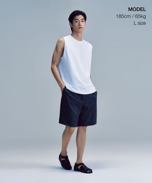 Order MUSINSA STANDARD [CoolStandard] Relaxed Sleeveless Top [White] MMBTS6Z12-WH
