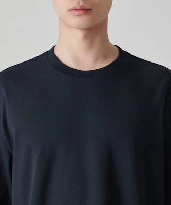 MUSINSA STANDARD クールスタンダード リラックスフィット クルーネック ピケTシャツ ネイビー MMCTS6Z07-NA Lookbook MUSINSA STANDARD クールスタンダード リラックスフィット クルーネック ピケTシャツ ネイビー MMCTS6Z07-NA