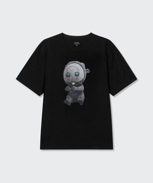 Details for MUSINSA STANDARD [Donggung Collab] Tteokbboki Black T-shirt 1 [Black] MMFTS9D11-BK