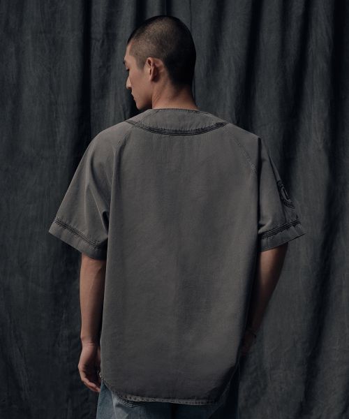 Lookbook MUSINSA STANDARD [SSG Landers联名] 水洗棒球衫 [炭灰色] MMFSS8D92-CG