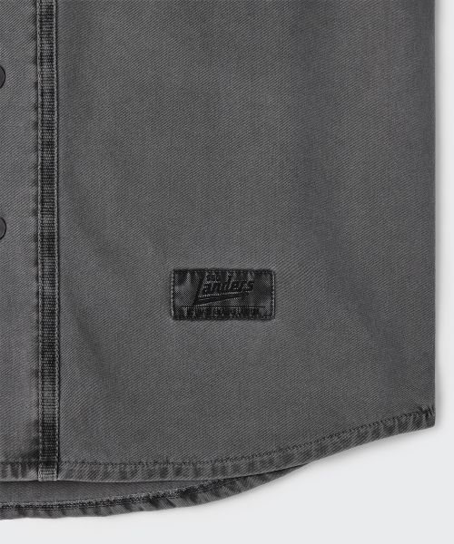 Cheap MUSINSA STANDARD [SSG Landers联名] 水洗棒球衫 [炭灰色] MMFSS8D92-CG