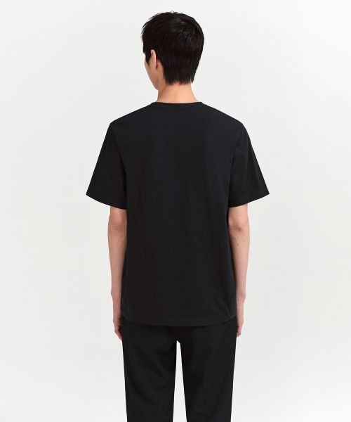 Lookbook MUSINSA STANDARD Basic Crew Neck T-Shirt [Black] MM0TS4Z04-BK