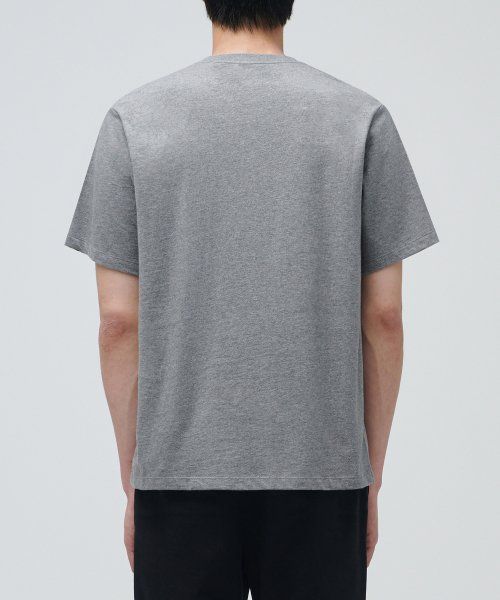Order Camiseta básica de cuello redondo Musinsa Standard [gris jaspeado] MM0TS4Z04-MG