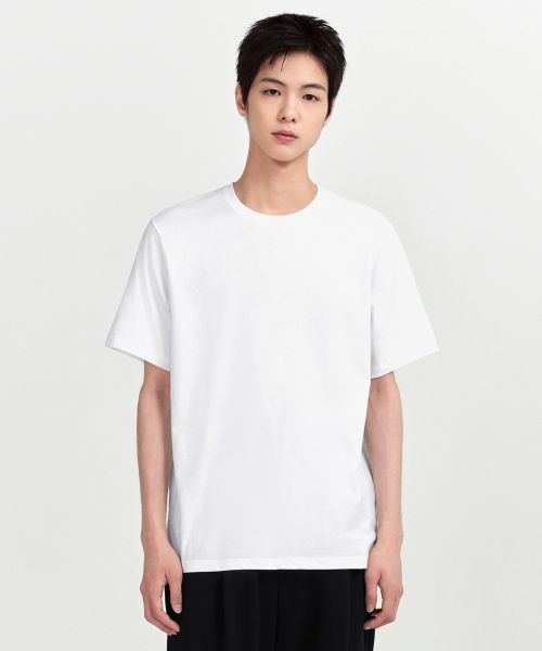 MUSINSA STANDARD Basic Crew Neck T-Shirt [White] MM0TS4Z04-WH