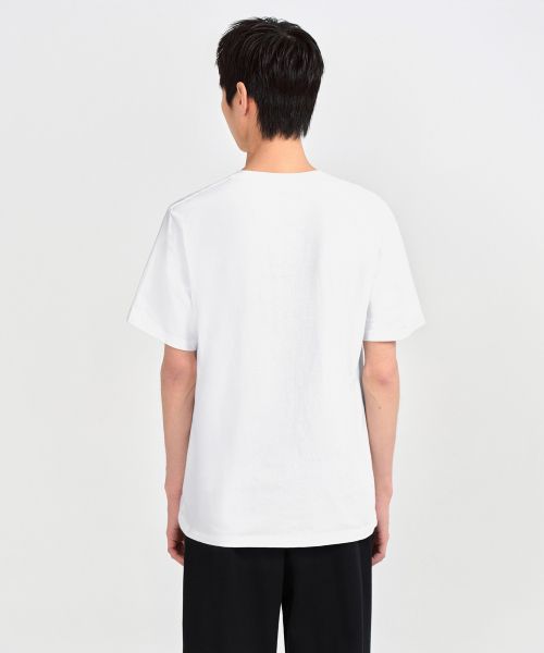 Lookbook MUSINSA STANDARD Basic Crew Neck T-Shirt [White] MM0TS4Z04-WH