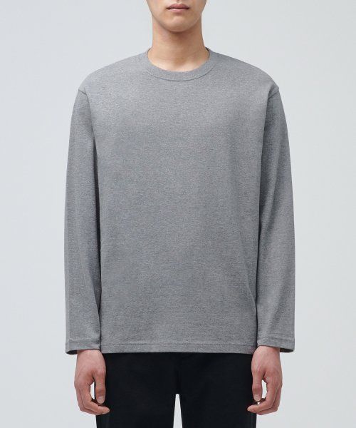 Musinsa Standard Basic Long Sleeve T-Shirt [Melange Gray] MM0TLAZ09-MG