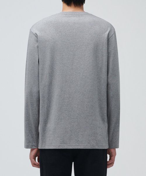 Order Musinsa Standard Basic Long Sleeve T-Shirt [Melange Gray] MM0TLAZ09-MG