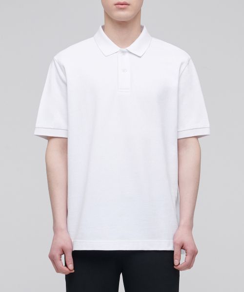 Order MUSINSA STANDARD Basic Pique Polo Shirt [White] MMJTP6Z02-WH
