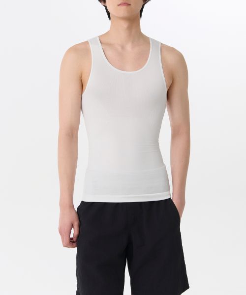 MUSINSA STANDARD Body Shaper Tank Top [White] MMEUT5D07-WH
