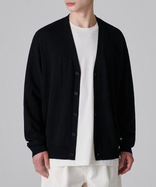 Order MUSINSA STANDARD Cool Touch Essential Cardigan [Black] MMCWC5Z06-BK