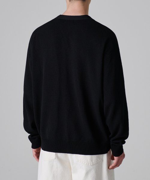 Lookbook MUSINSA STANDARD Cool Touch Essential Cardigan [Black] MMCWC5Z06-BK