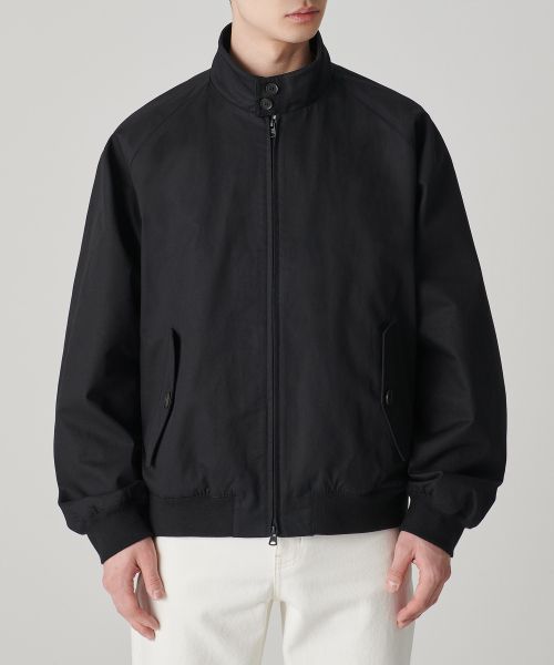 Musinsa Standard Cotton Harrington Jacket [Black] MMCJJ3Z03-BK