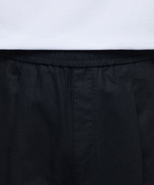 Purchase MUSINSA STANDARD 棉麻宽松褶皱长裤 [黑色] MMBPC4Z03-BK