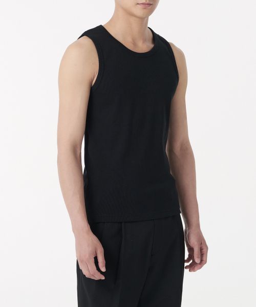 Order MUSINSA STANDARD Essential Tank Top [Black] MMDTE7Z01-BK