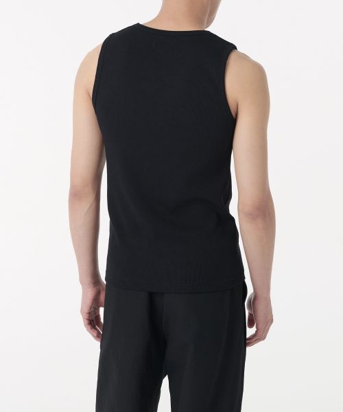 Lookbook MUSINSA STANDARD Essential Tank Top [Black] MMDTE7Z01-BK