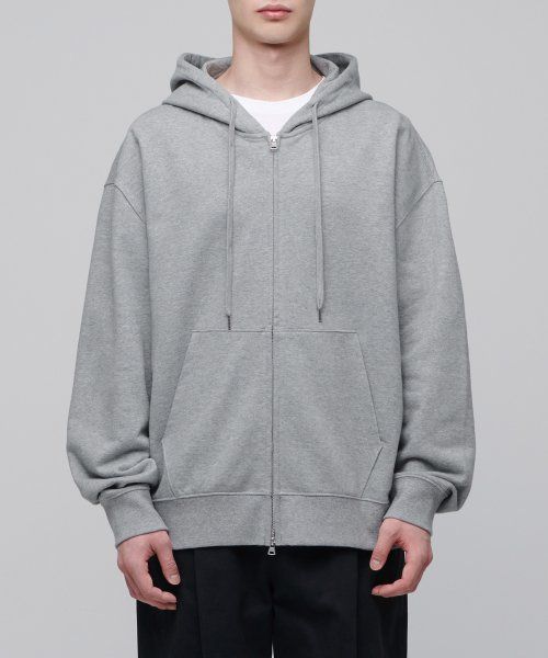 Order MUSINSA STANDARD 超宽松连帽拉链卫衣 [中灰] MMBTJAZ02-MR