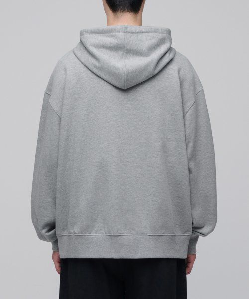 Shop MUSINSA STANDARD 超宽松连帽拉链卫衣 [中灰] MMBTJAZ02-MR