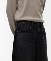 Purchase ムシンサスタンダード エクストラワイドデニムパンツ(ウォッシュドブラック) MMCNP0Z18-WC
