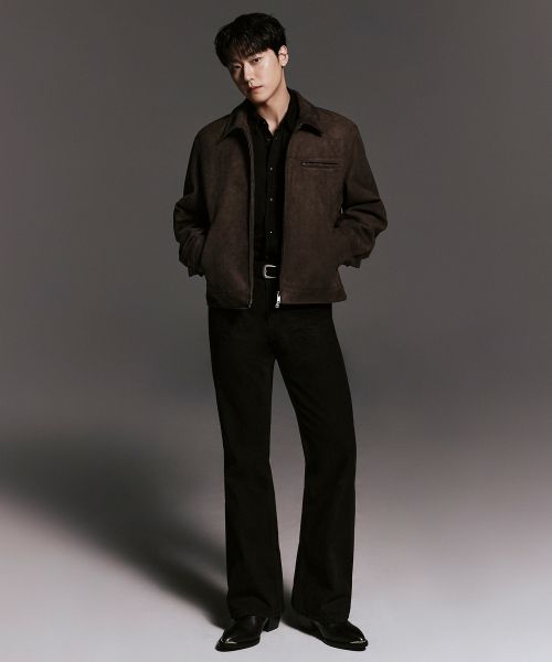 MUSINSA STANDARD Flare Denim Pants [Black] MMDNP0Z15-BK