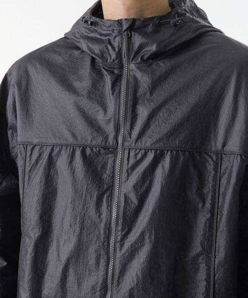Purchase MUSINSA STANDARD Glossy Crease Windbreaker Jacket [Gray] MMEJJ2Z12-GR