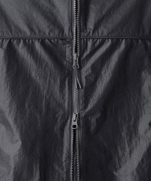 Details for MUSINSA STANDARD Glossy Crease Windbreaker Jacket [Gray] MMEJJ2Z12-GR