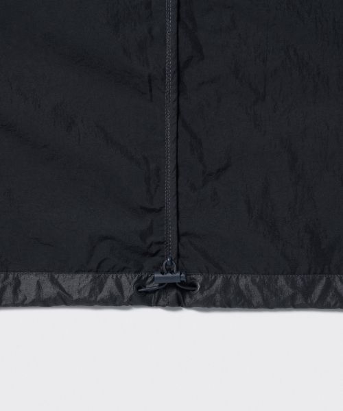 Cheap MUSINSA STANDARD Glossy Crease Windbreaker Jacket [Gray] MMEJJ2Z12-GR