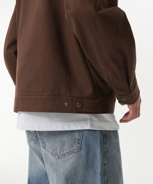 Sizing MUSINSA STANDARD 重磅 CP 工裝外套【巴洛克棕】 MMDJJ3Z13-QB