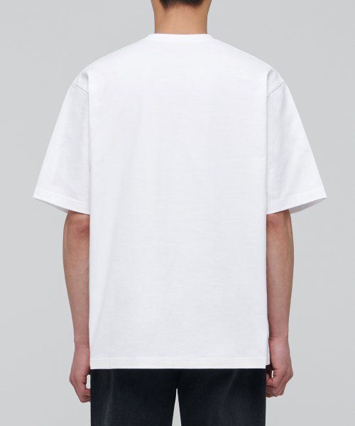 Lookbook MUSINSA STANDARD 重磅宽松圆领T恤 [白色] MMATS4Z01-WH