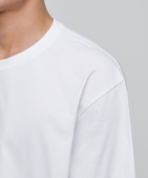Details for MUSINSA STANDARD 重磅宽松圆领T恤 [白色] MMATS4Z01-WH