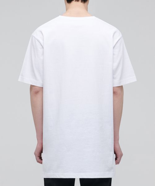 Lookbook Musinsa Standard 層次感圓領長版T恤 [白色] MMJTS1Z13-WH