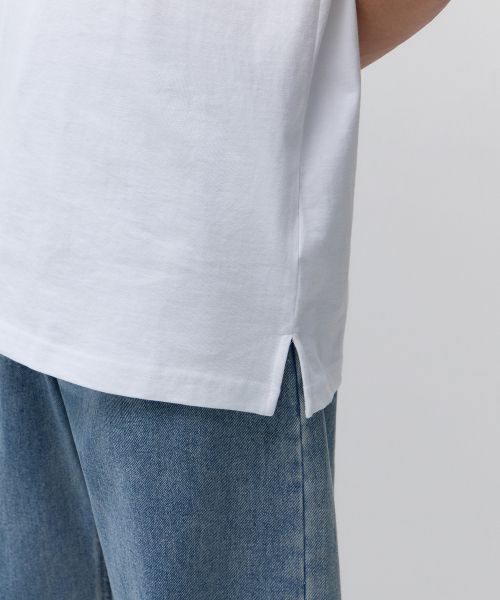 Purchase MUSINSA STANDARD Layered Crew Neck T-Shirt_Standard Length [White] MMATS4Z03-WH