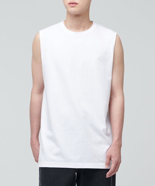 Musinsa Standard Layered Sleeveless Top - Regular Length [White] MMATE5Z06-WH