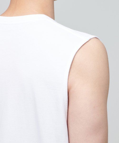 Sizing Musinsa Standard 层叠无袖上衣 - 常规款 [白色] MMATE5Z06-WH