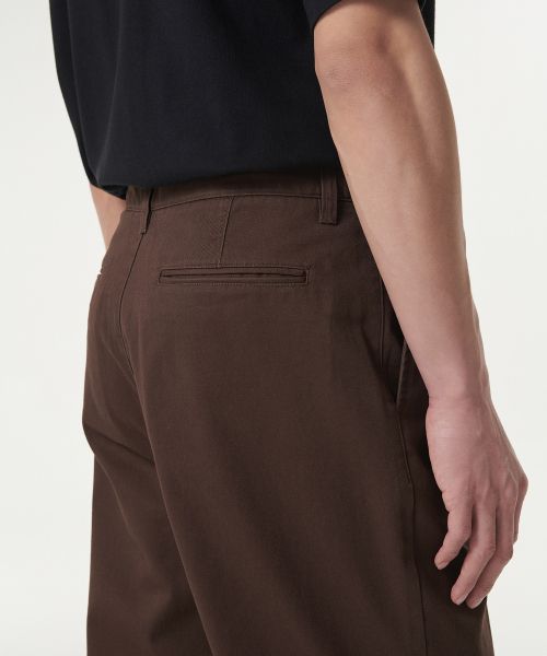 Details for Musinsa Standard One Tuck Regular Fit Chino Pants [Baroque Brown] MMAPC9Z06-QB