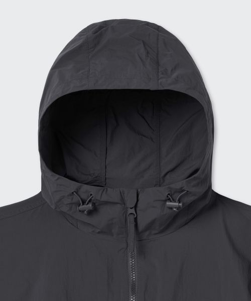 Lookbook Musinsa Standard Out Pocket Windbreaker Jacket [Gray] MMEJJ2Z02-GR