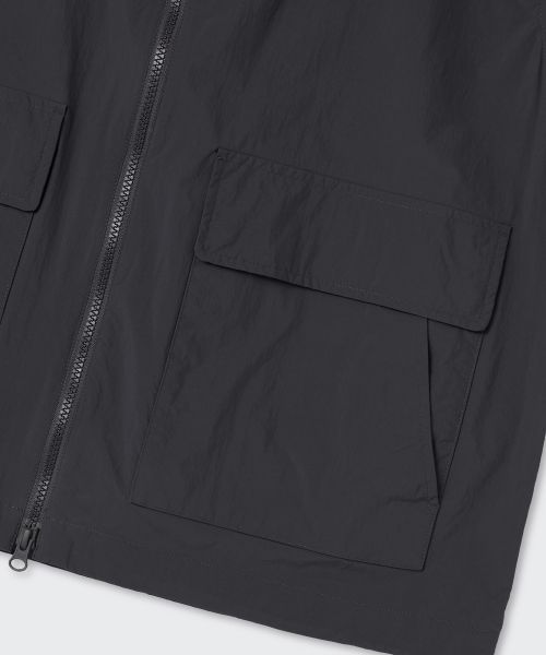 Details for Musinsa Standard Out Pocket Windbreaker Jacket [Gray] MMEJJ2Z02-GR