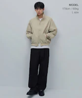 Order MUSINSA STANDARD 宽松高领防风夹克(浅米色) MMDJJ5Z01-LB
