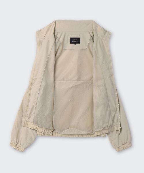 Sizing Musinsa Standard Oversized High-Neck Windbreaker Jacket [Light Beige] MMDJJ5Z01-LB
