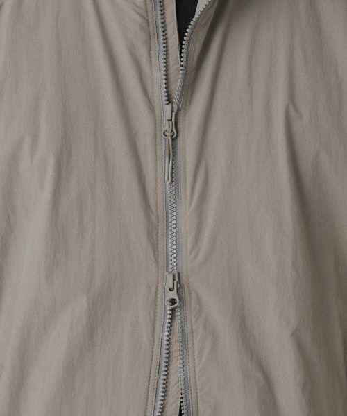 Shop Musinsa Standard Oversized High Neck Windbreaker Jacket [Light Khaki] MMDJJ5Z01-LK