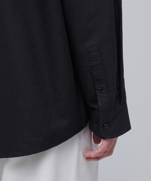 Cheap Musinsa Standard Oversized Oxford Shirt [Black] MMASLAZ09-BK