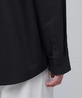 Cheap MUSINSA STANDARD オーバーサイズ オックスフォードシャツ ブラック MMASLAZ09-BK
