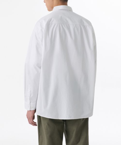 Order Musinsa Standard Oversized Washed Poplin Shirt [White] MMDSLAZ02-WH