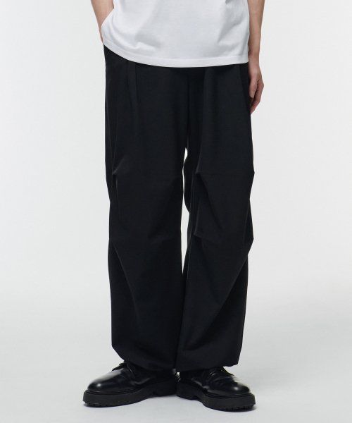 Order Musinsa Standard Parachute Banding Slacks [Black] MMCPLAZ20-BK