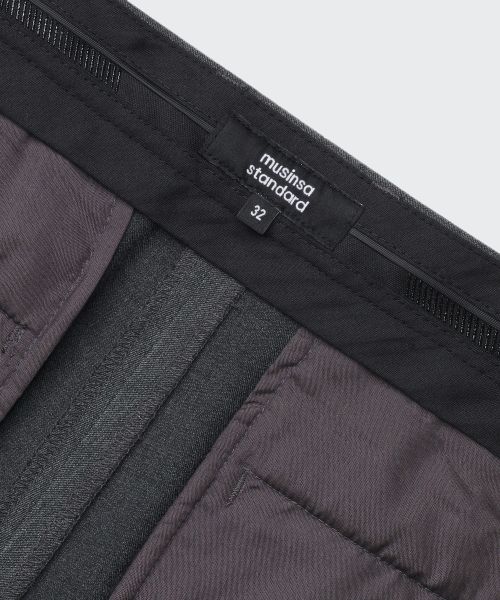 Purchase MUSINSA STANDARD 宽松隐形松紧带休闲裤 [中灰] MM0PL0Z05-MR